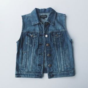 J. Crew Indigo Denim Vest